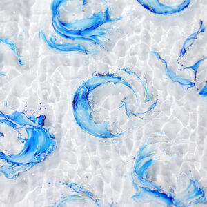 PET stickers Natural water series Water theme stickers 20 pieces