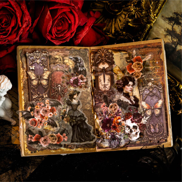 Sticker Pack Dark Rose Story Series Dark Theme Stickers 20 Stickers