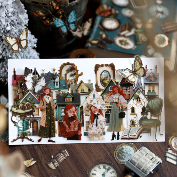 Decorative cardboard Classic private collection daily life theme 20 sheets