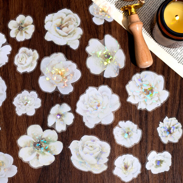 PET sticker pack Lilith's Garden series Flower theme stickers 20 pieces