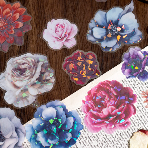 PET sticker pack Lilith's Garden series Flower theme stickers 20 pieces