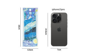 Special Shaped Transparent Bookmark Oil Painting Old Dream Series Oil Painting Theme Bookmark 1 Sheet