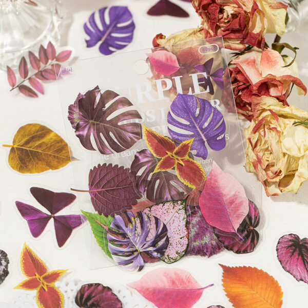 PET sticker pack Twenty-four Years of Dreams series Leaf theme 40 pieces