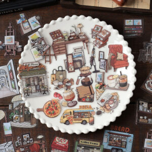 PET sticker pack Time Walker series Retro theme stickers 30 pieces