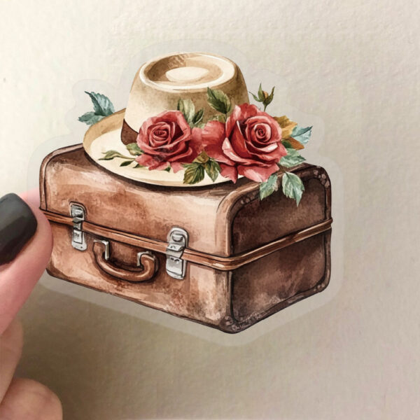 Vintage Travel Theme Stickers 50pcs