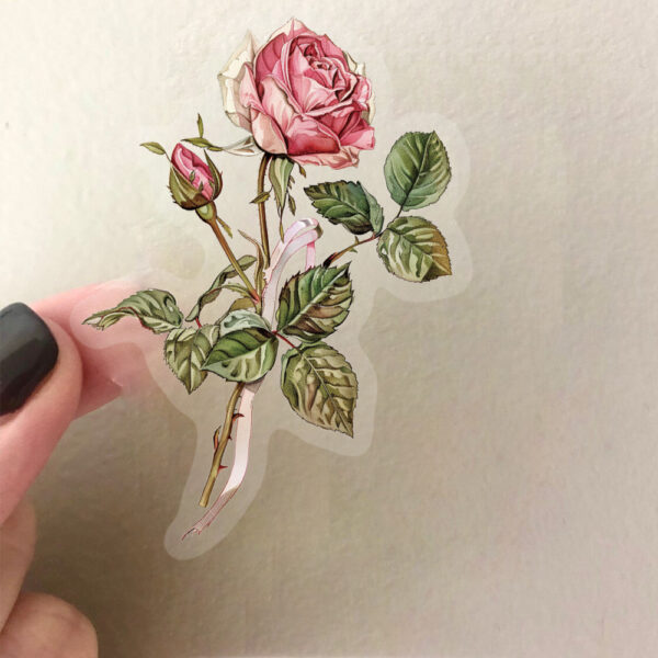 Flower and Letters Theme Stickers 50pcs