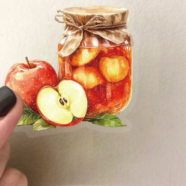 Orange Flower Theme Stickers 50pcs