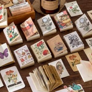 Minature book decor paper