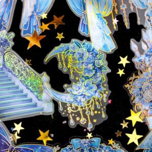 PET sticker pack Brilliant Romance series Fantasy and Gorgeous Theme 10 stickers